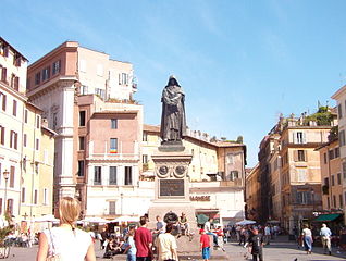 Brunostatue am Campo de’ Fiori in Rom