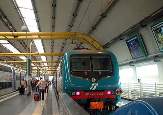 Bahnhof am Flughafen Fiumicino